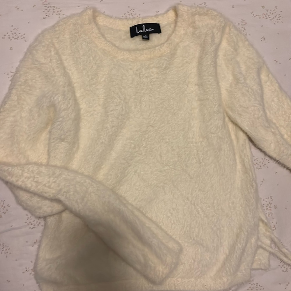 Lulus fuzzy sweater